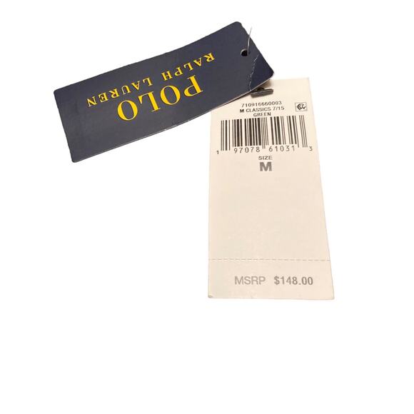 Polo Ralph Lauren Expedition French Terry Joggers Olive Heather Sz M - Picture 4 of 4